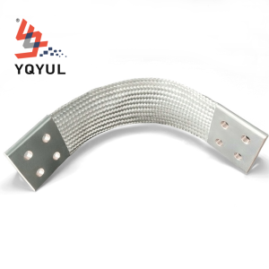 Tinned Copper Braided Shunt with Oval Holes – Custom Manufacturer